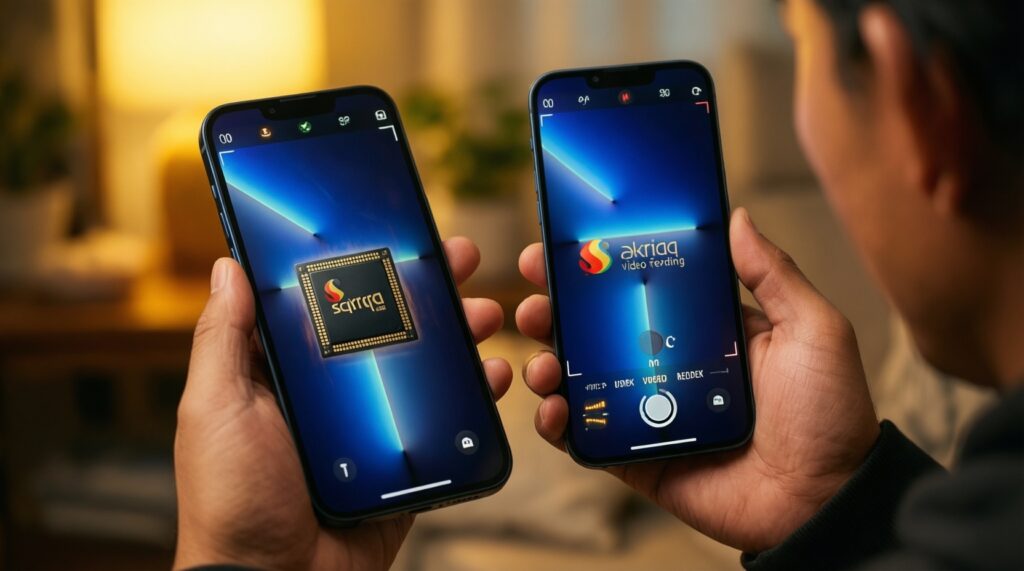 เทียบชิป Snapdragon vs Dimensity vs Exynos: ผลจริงในเกม งานถ่ายรูป และแบตเตอรี่ - иллюстрация