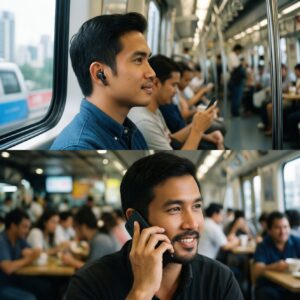 Tws earbuds with Anc for trains and cafes, clear call mic and long-term comfort