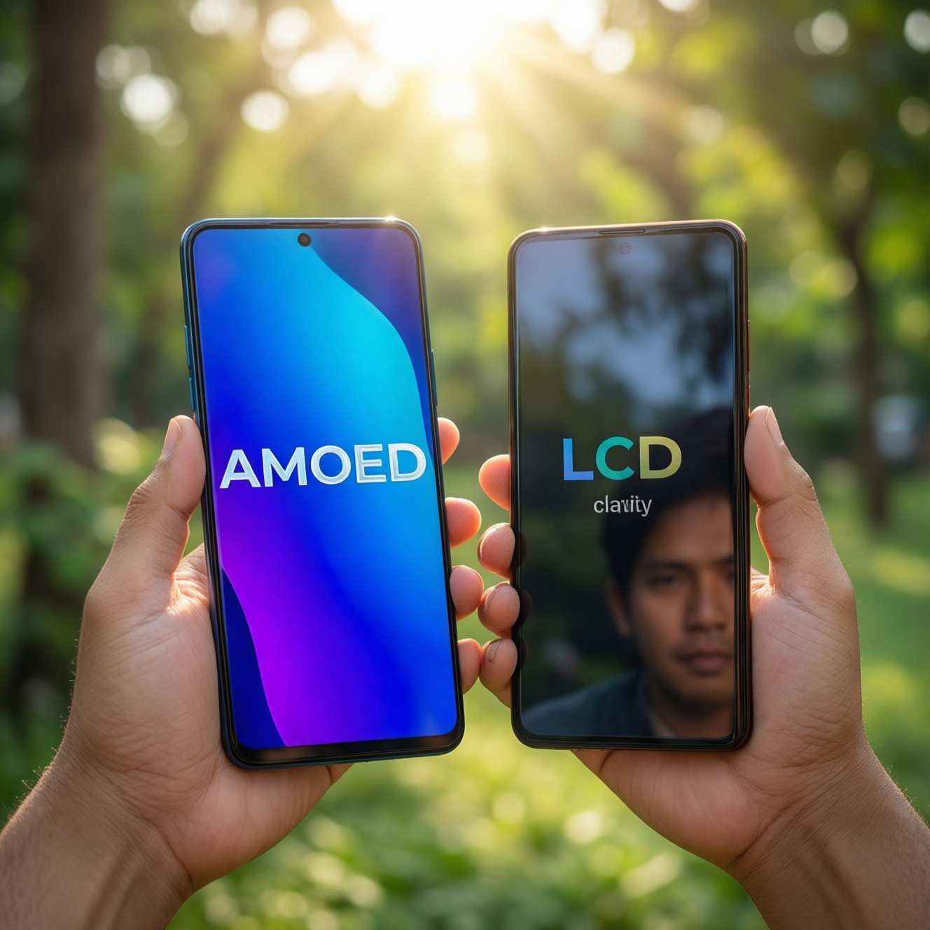 Amoled vs Lcd comparison: eye strain, color accuracy and sunlight brightness