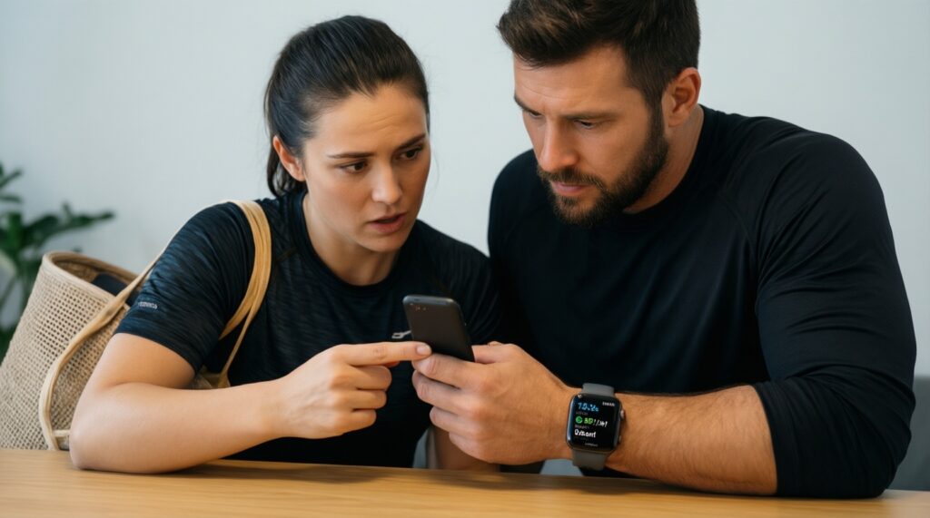 รีวิวสมาร์ทวอทช์สำหรับออกกำลัง: ความแม่นยำ HR/GPS เทียบกับอุปกรณ์จริง - иллюстрация