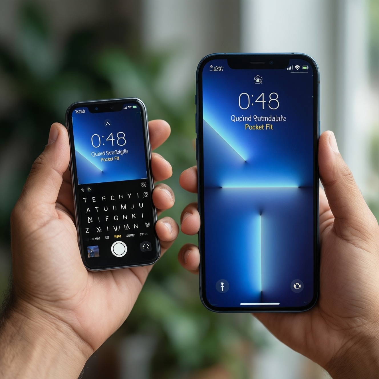 Small phones vs big screens: which fits one-handed typing, photos and portability?